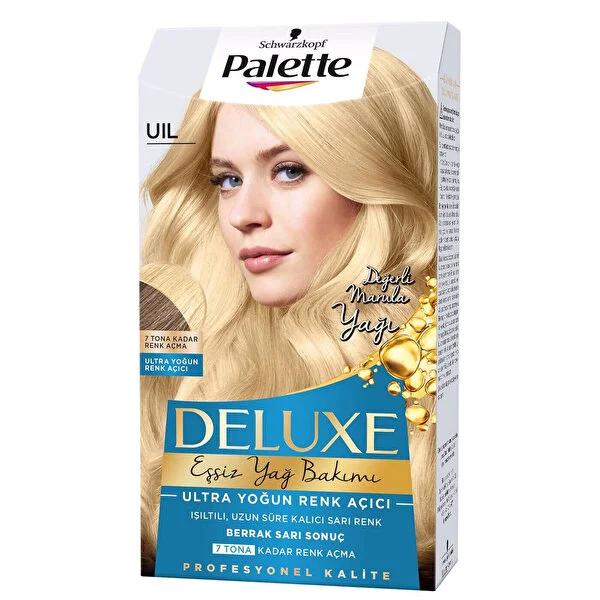 Palette Deluxe: Intense Blond Hair Dye with Marula Oil - Lightens Up to 7 Tones, Long Lasting Color & Gray Coverage