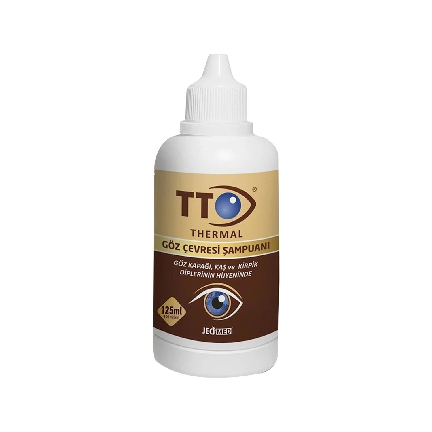 TTO Thermal Eyelash Shampoo 100ml - Gentle Eye Area Cleanser for Sensitive Eyes & Eyelash Extension Care