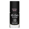 Rival Loves Me HD Gels Mystic Black Nail Gel Polish - Quick, Intense Color for Professional Finish at Home