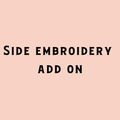 Coco & Rho Custom Embroidered side/back add on — main product shot