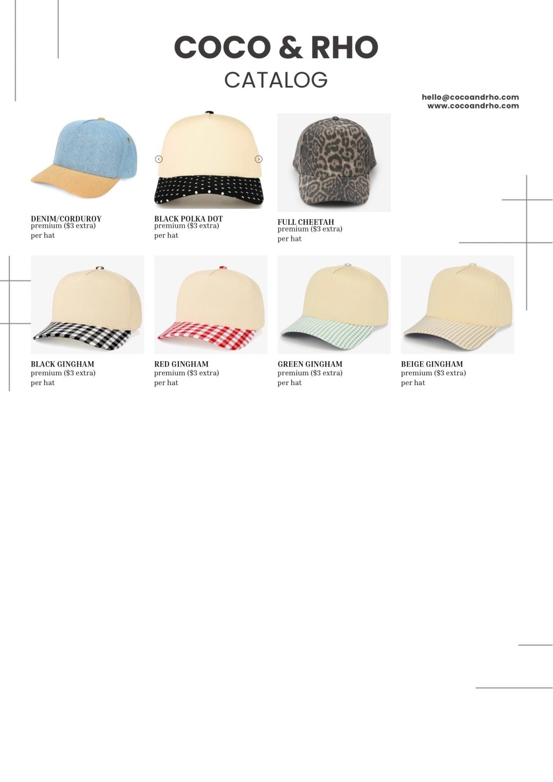 Coco & Rho Custom Embroidered - Trucker Hat — trucker hat category context