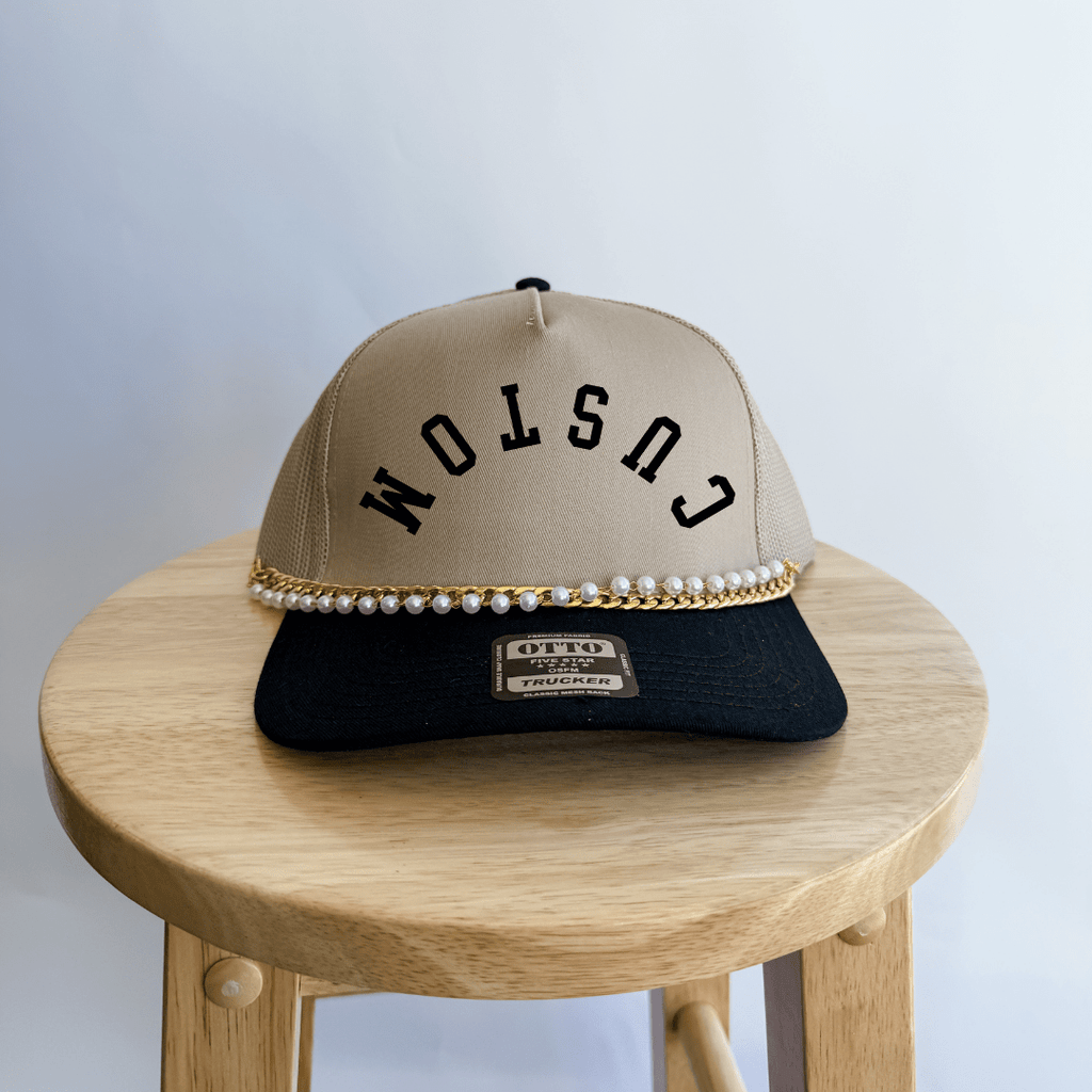 Coco & Rho Custom - Trucker Hat — construction detail