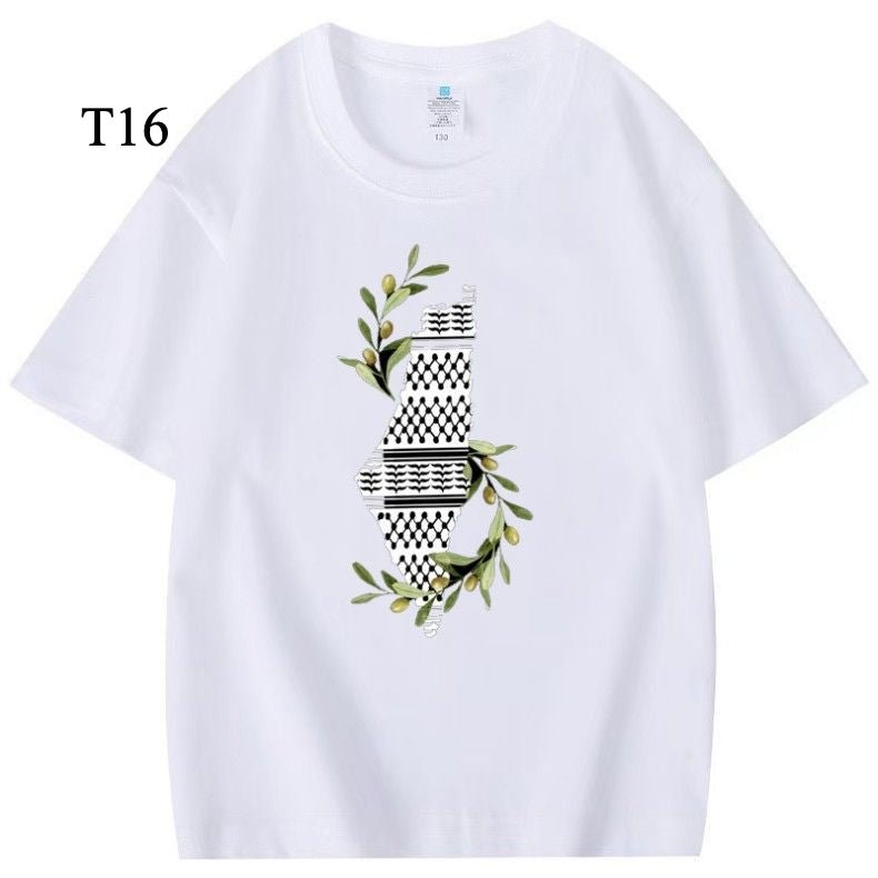 Mariam's Collection Customized Cotton Parent-Child T-Shirts – Ramadan & Keffiyeh Design for Kids… — lifestyle context