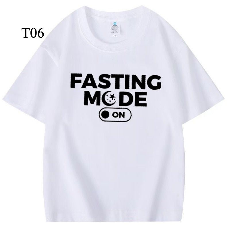 Mariam's Collection Customized Cotton Parent-Child T-Shirts – Ramadan & Keffiyeh Design for Kids… — detail shot 8