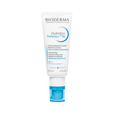 Bioderma Hydrabio Perfecteur Moisturizing Cream with SPF 30 - Hydrating Skincare for Sensitive Skin, Dermatologically Tested