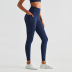 BLACKOUT BARBELL Koa Legging (Navy) — main product shot