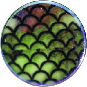 BodyCandy Rainbow Acrylic Magical Mermaid Single Flare Plug Set 4mm to 12mm — lifestyle context