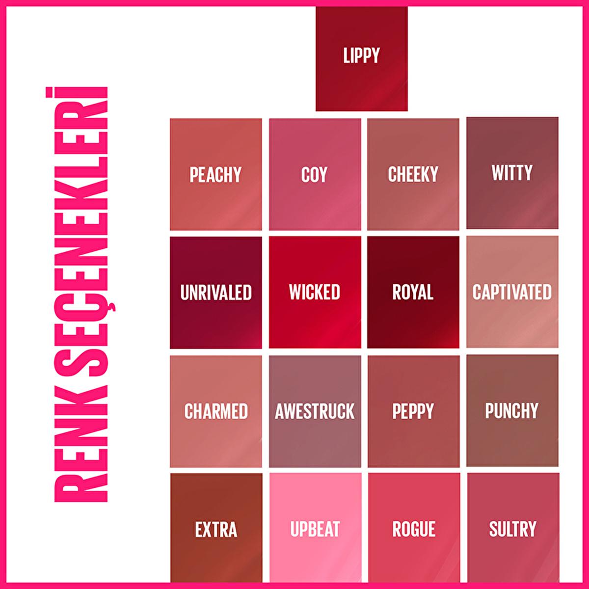 Maybelline New York Super Stay Vinyl Ink Liquid Lipstick - Long Lasting, High Shine, Smudge Resistant - 160 Sultry