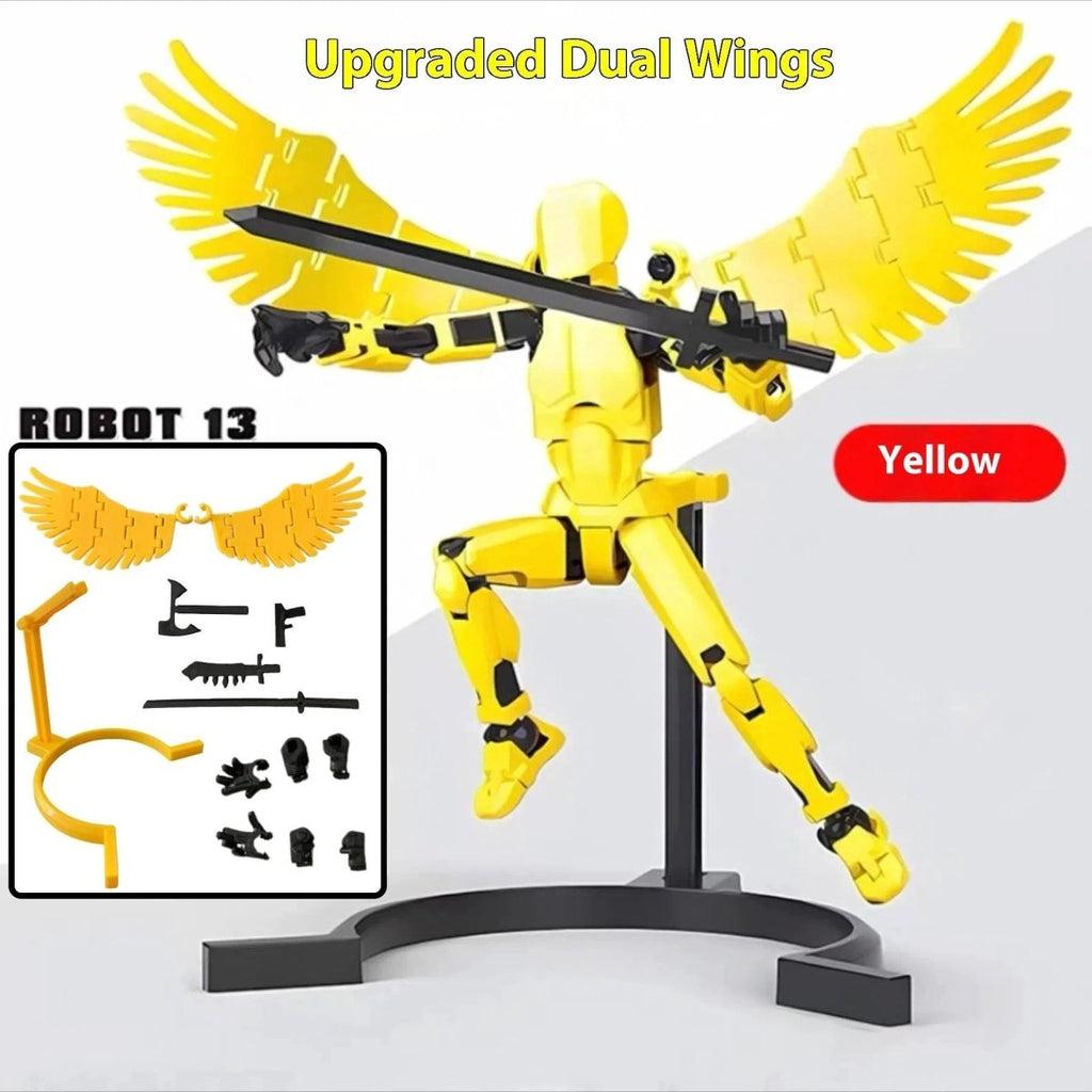 Multi-Jointed Shapeshift Robot - 3D Printed Action Model Toy