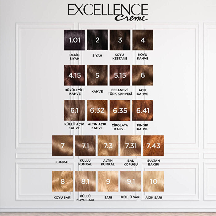 L'Oréal Paris Excellence Crème Hair Color 5 Brown - 100% Gray Coverage | Rich Color