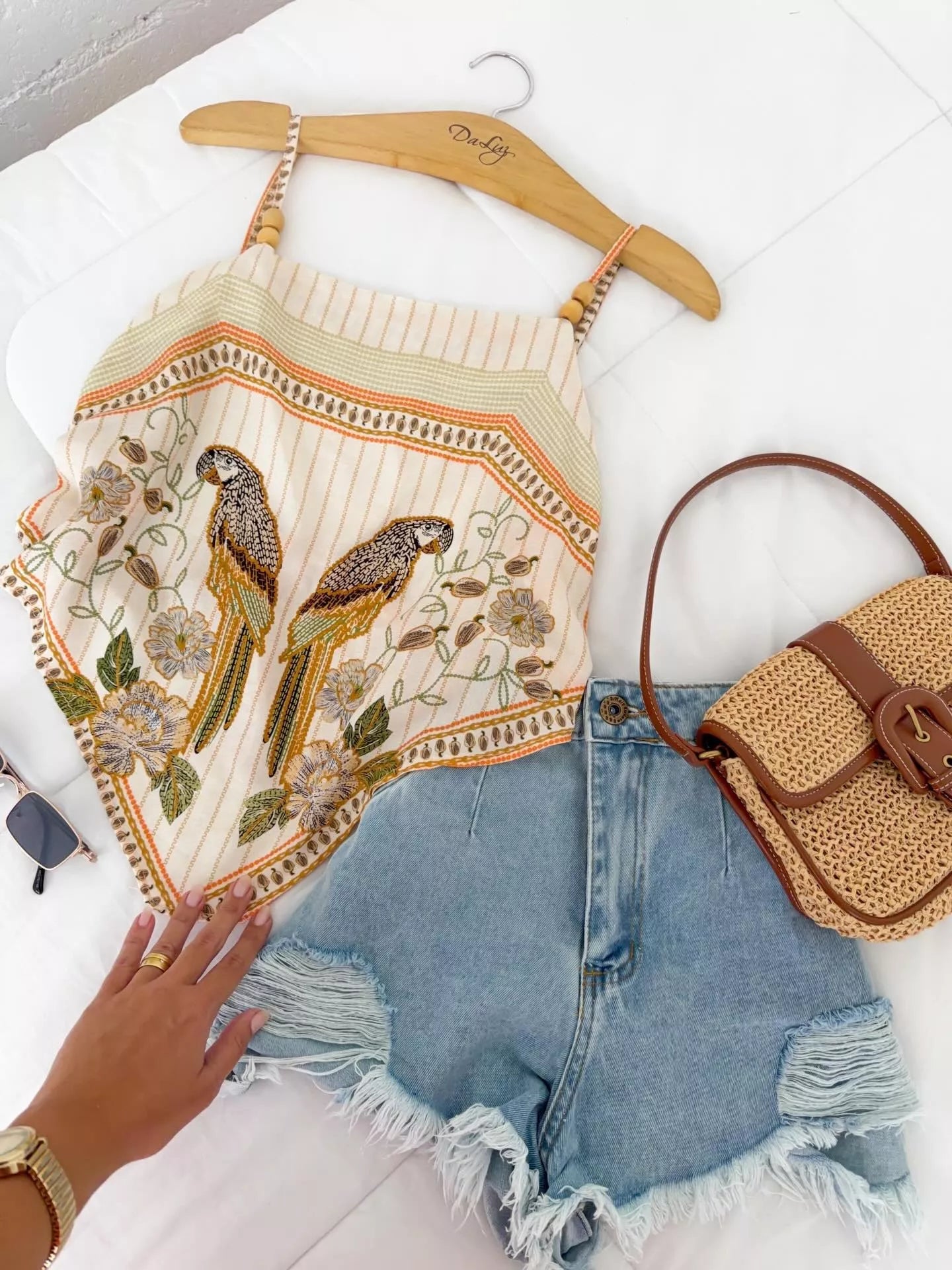 Parrot Print Cami Top