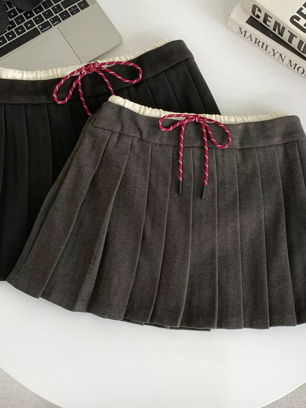 Pleated Mini Skirt