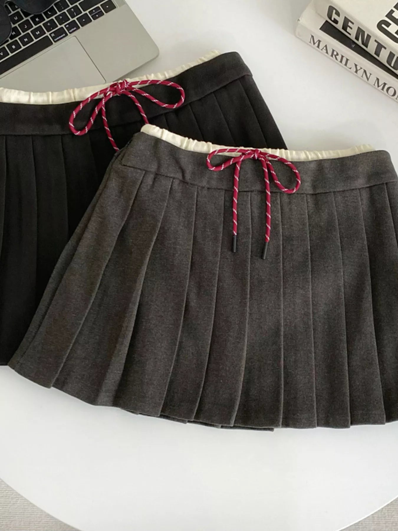 Pleated Mini Skirt
