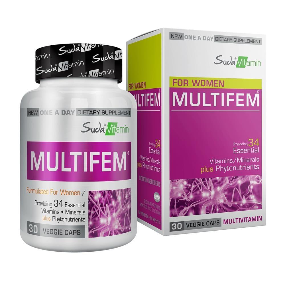 Suda Women's Multivitamin Supplement - 30 Capsules for Overall Health & Wellness