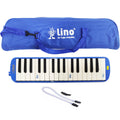 Lino Melodika 32-Key Musical Instrument with Embossed Notes & Stainless Copper - Portable Music Education Tool