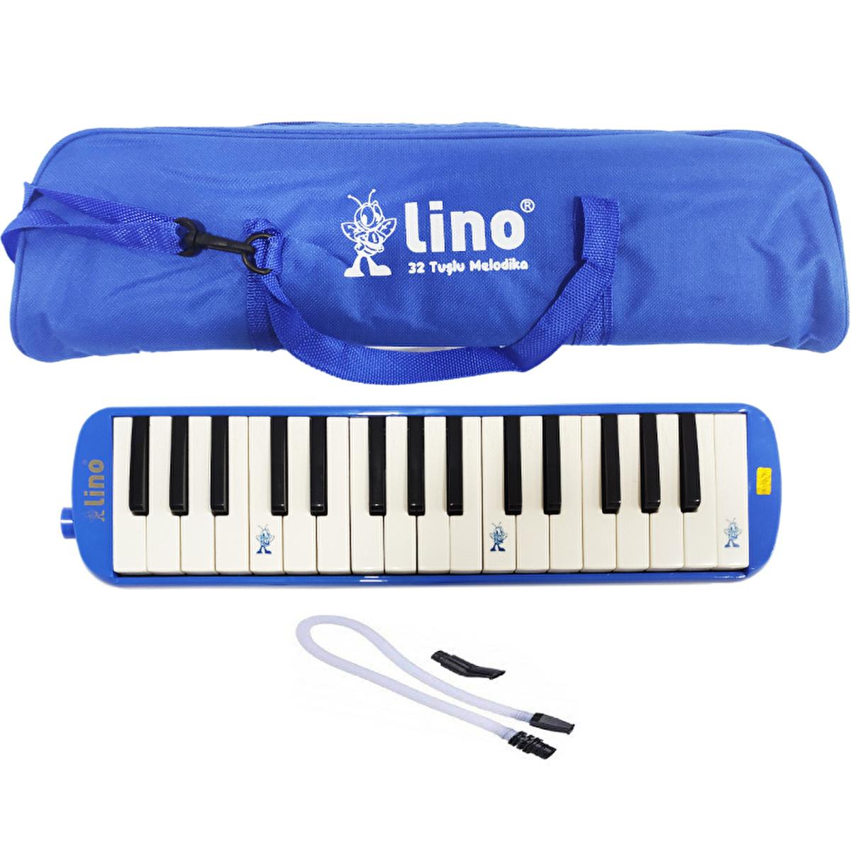 Lino Melodika 32-Key Musical Instrument with Embossed Notes & Stainless Copper - Portable Music Education Tool