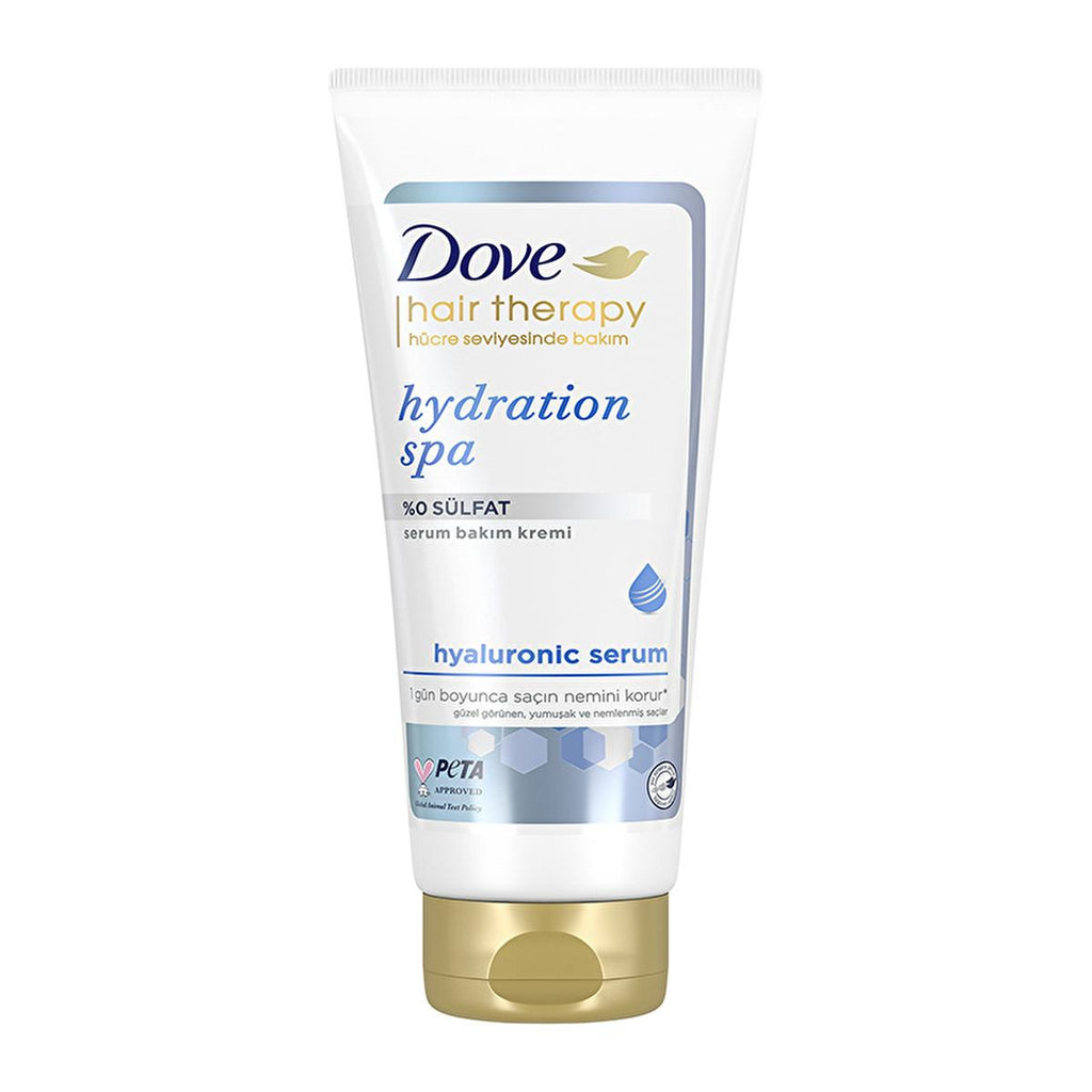 Dove Hair Therapy Hydration Spa Conditioner: Hyaluronic Acid Treatment for Deep Hydration, Dry & Damaged Hair Repair