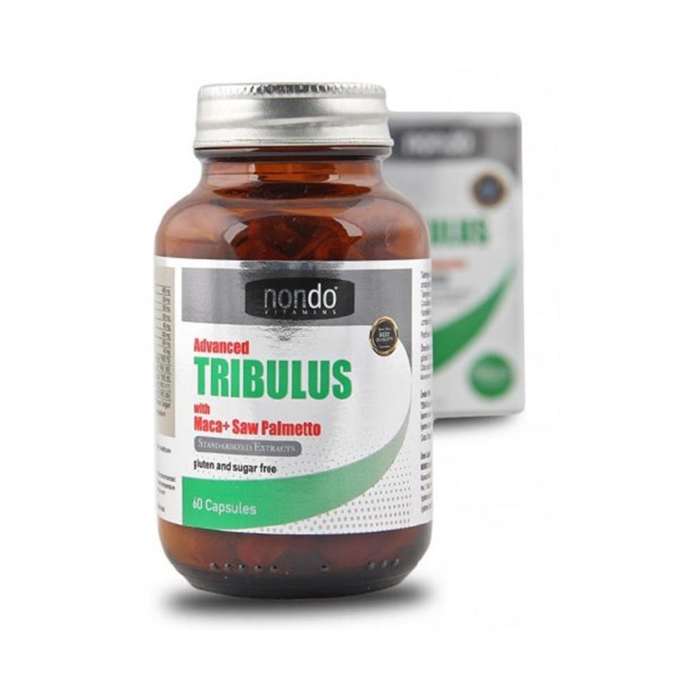 Nondo Advanced Tribulus Dietary Supplement with Tribulus, Saw Palmetto, Maca &amp; Antioxidants - 60 Capsules