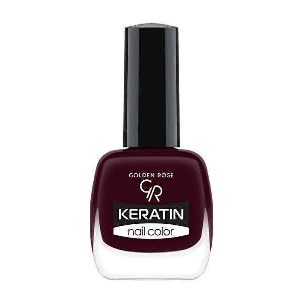 Golden Rose Keratin Nail Polish - Long-Lasting Color & Nourishing Nail Care
