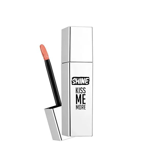 Flormar Liquid Lipstick - Shine Kiss Me More, Long-Lasting Shiny Lip Color for Makeup Enthusiasts