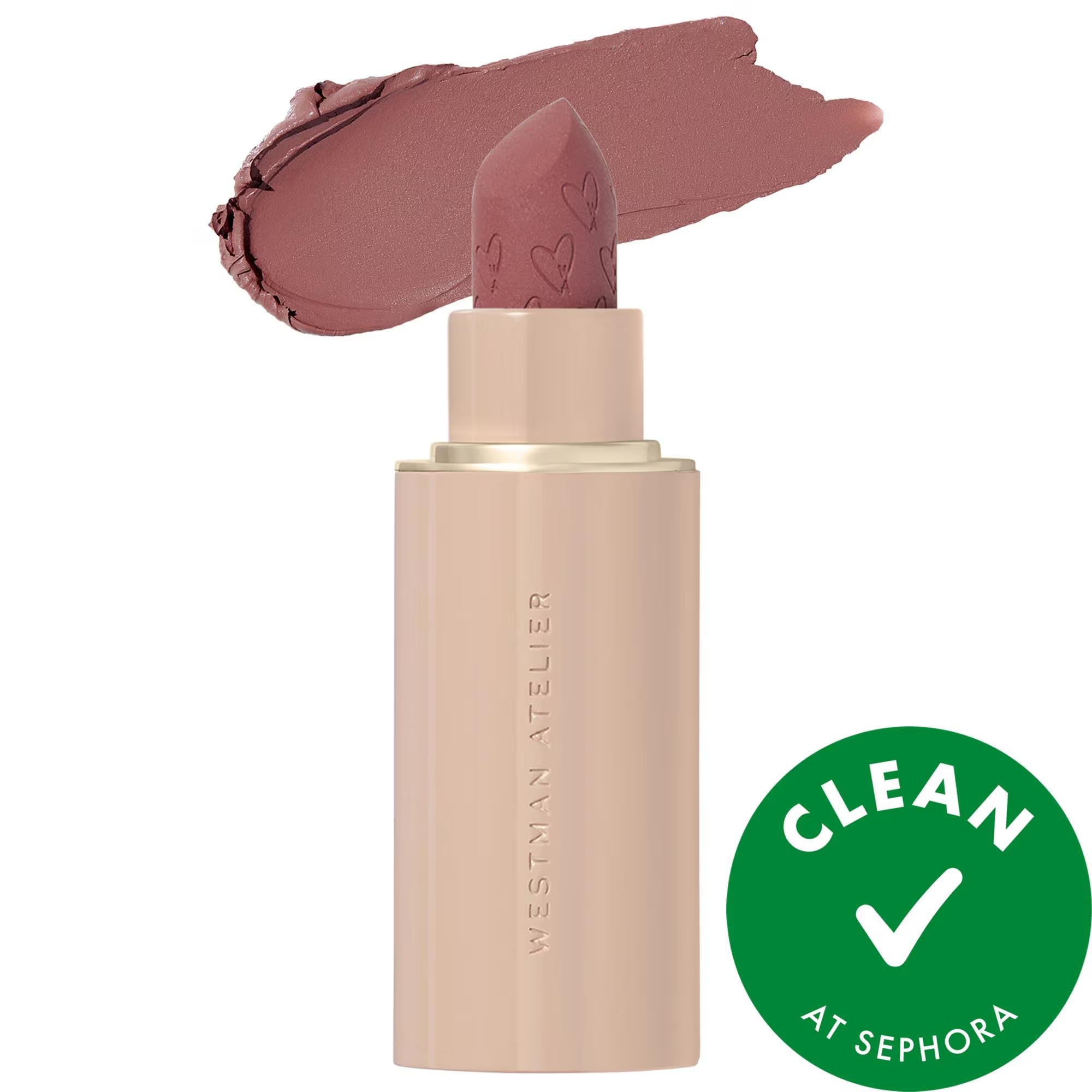 Lip Suede Hydrating Matte Lipstick with Hyaluronic Acid - Plumping, Nourishing, Refillable Lipstick for Dry Lips