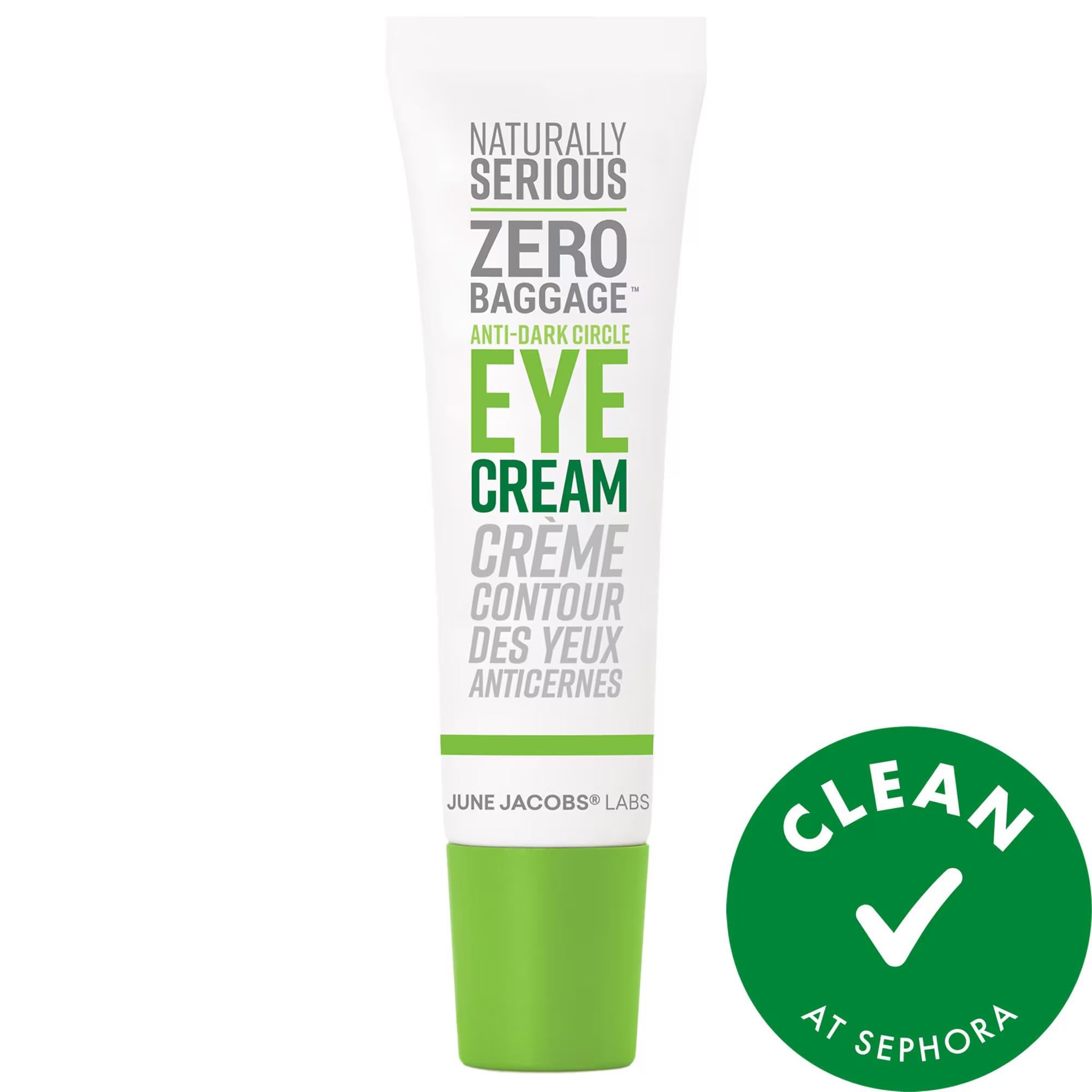 Zero Baggage Anti-Dark Circle Eye Cream - Brightens Dark Circles, Reduces Puffiness & Fine Lines - Cruelty-Free Skincare