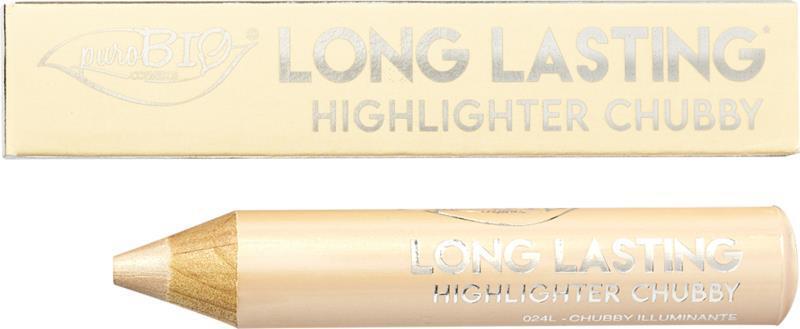 Purobio Resplendent Chubby Makeup Highlighter - Long-Lasting, Shimmering Finish, Easy-to-Use Chubby Applicator for Facial Highlighting