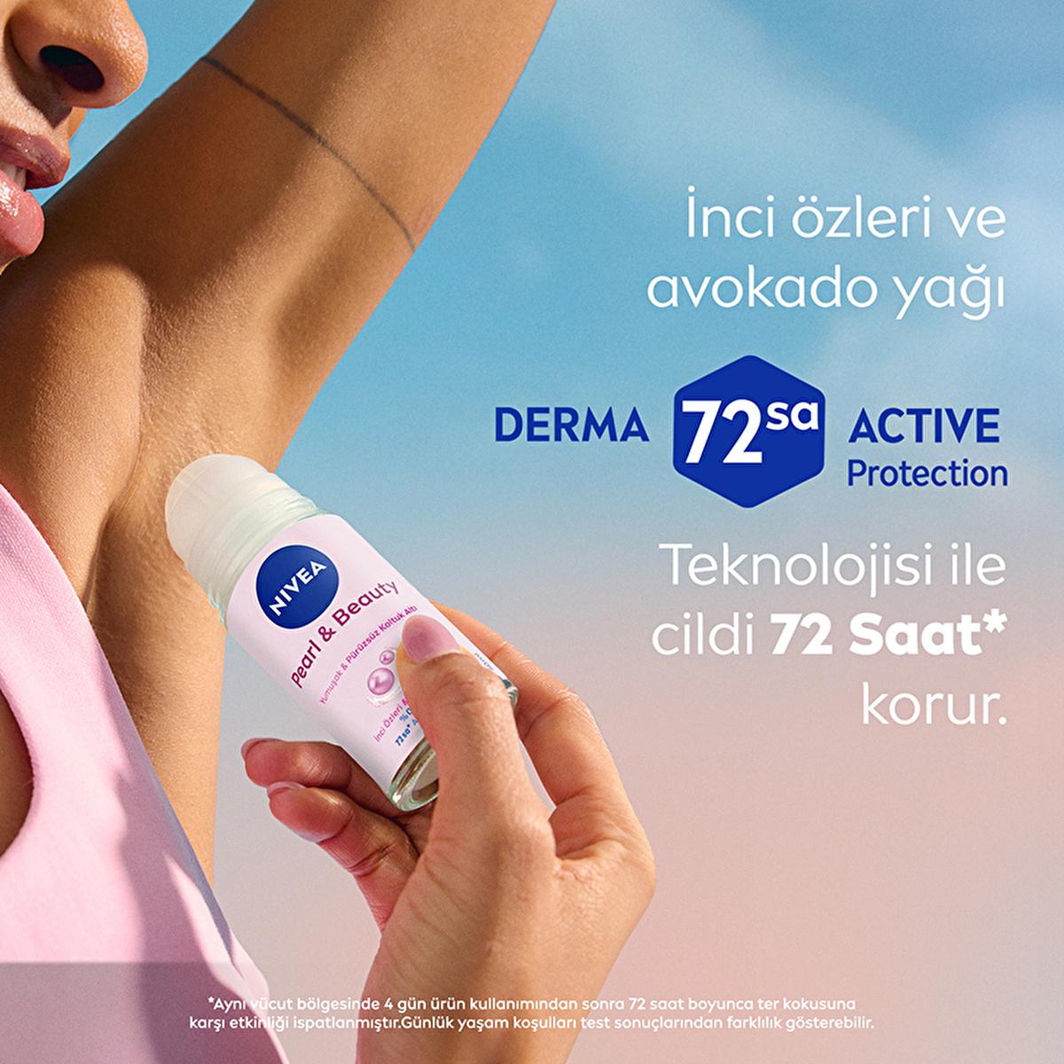 Nivea Women's Roll-on Deodorant Pearl & Beauty - Long Lasting Anti-Perspirant Protection