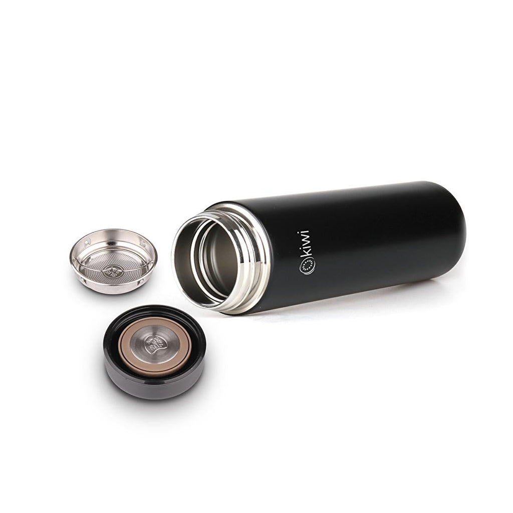 Kiwi Digital Thermos: 500ml Stainless Steel Insulated Water Bottle with Temperature Display - Keeps Drinks Hot & Cold for Camping, Travel