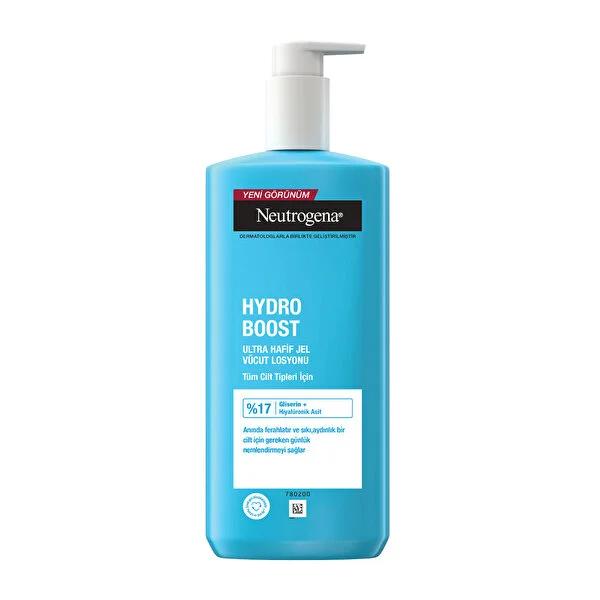 Neutrogena Hydroboost Body Lotion: 72-Hour Hydration with Hyaluronic Acid for Dry, Sensitive Skin - Non-Greasy, Fast Absorbing Body Moisturizer