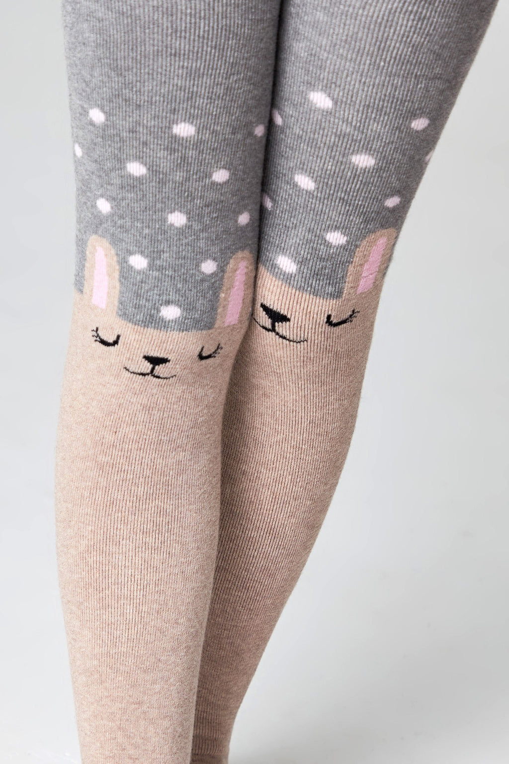 TheRanok.com Conte-Kids Cotton Terry Tights - Sof-Tiki 522 — detail close-up