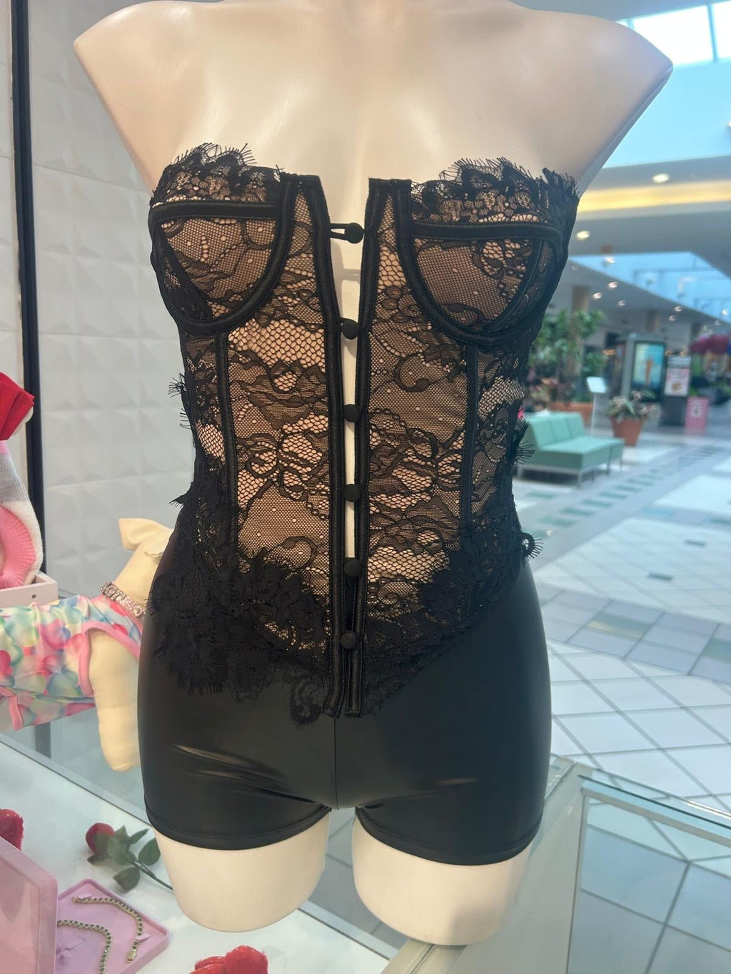 Dangerously Yours Lace Corset Nightclub Tube Top
