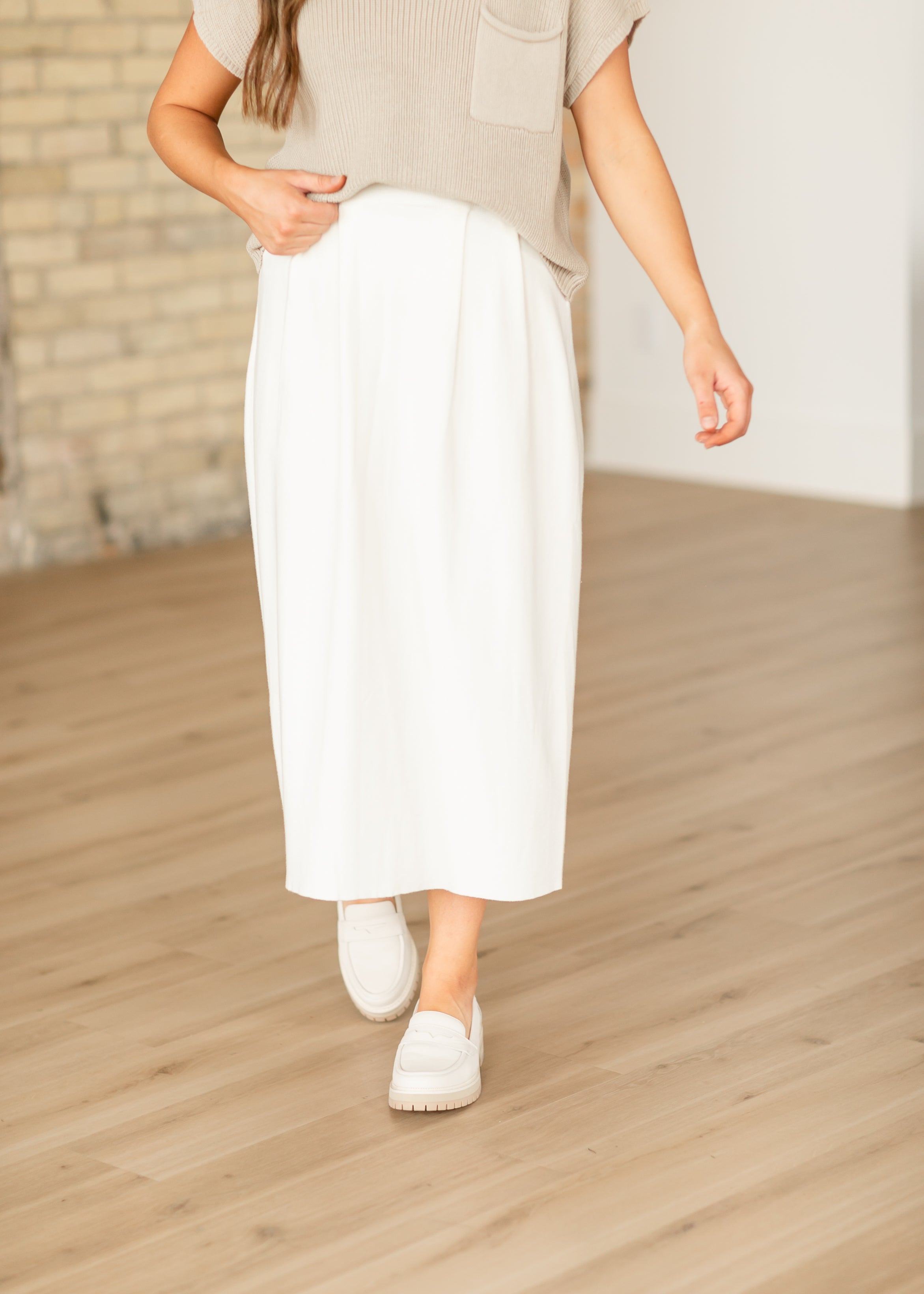 Inherit Co. Danya Knit Sweater Skirt - FINAL SALE — side view