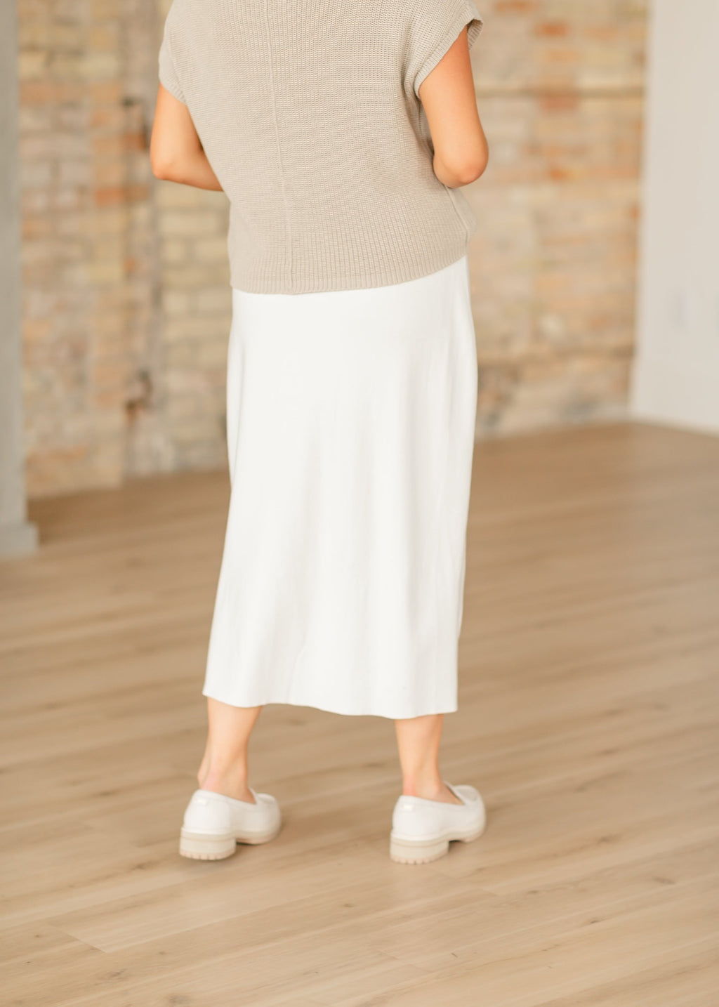Inherit Co. Danya Knit Sweater Skirt - FINAL SALE — alternative angle