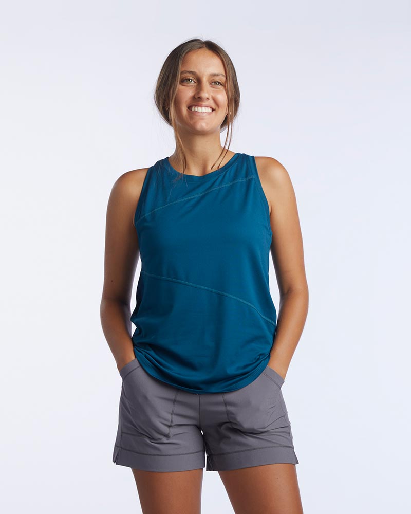 Goal Five Advance Women's Workout Tank — back view