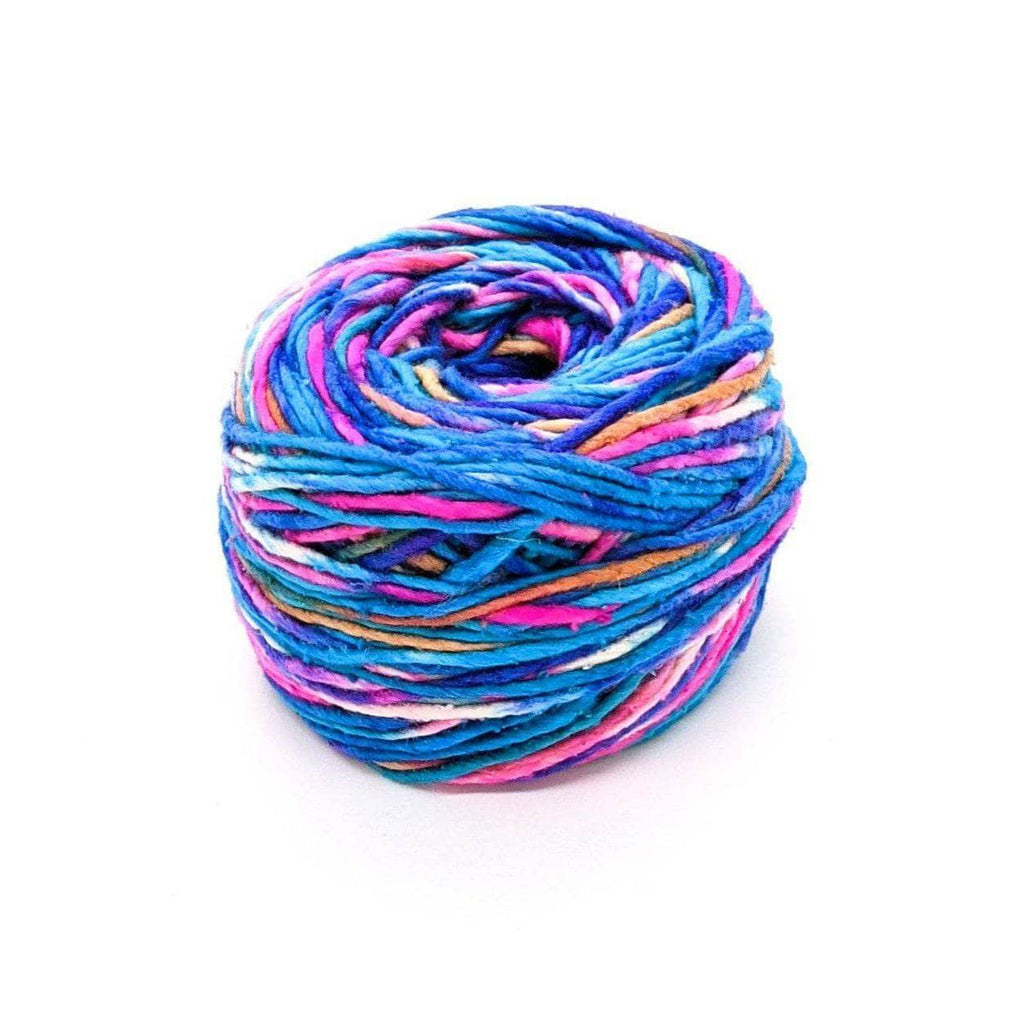 Darn Good Yarn Darn Good Ripple Infinity Scarf Crochet Kit — Darn Good Yarn branding close-up