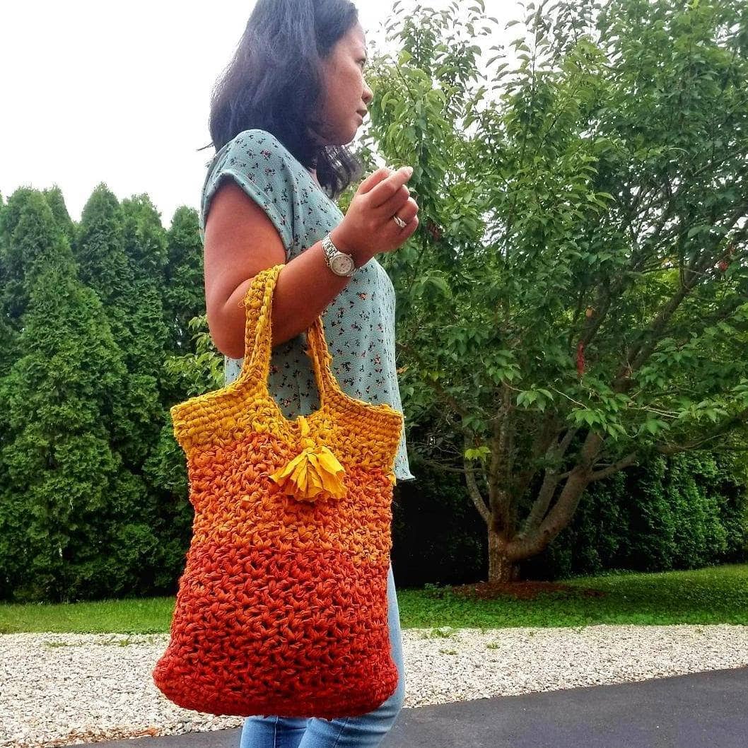 Darn Good Yarn Darn Good Tote Bag Crochet Kit — main product shot
