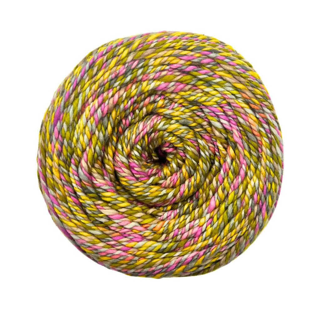 Darn Good Yarn Darn Good Twist Sport Weight Silk Yarn — construction detail