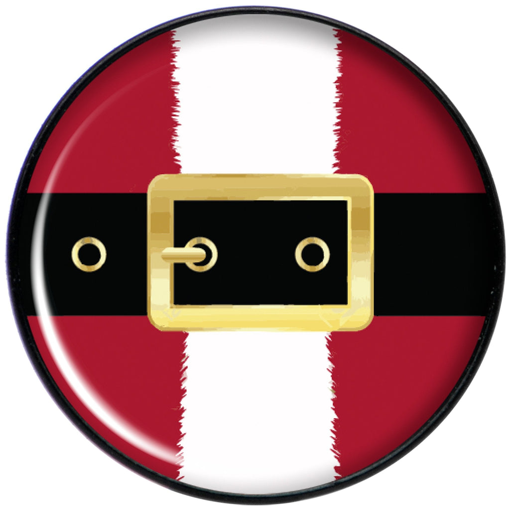 BodyCandy Christmas Santa Suit Black Stud Earrings — lifestyle context