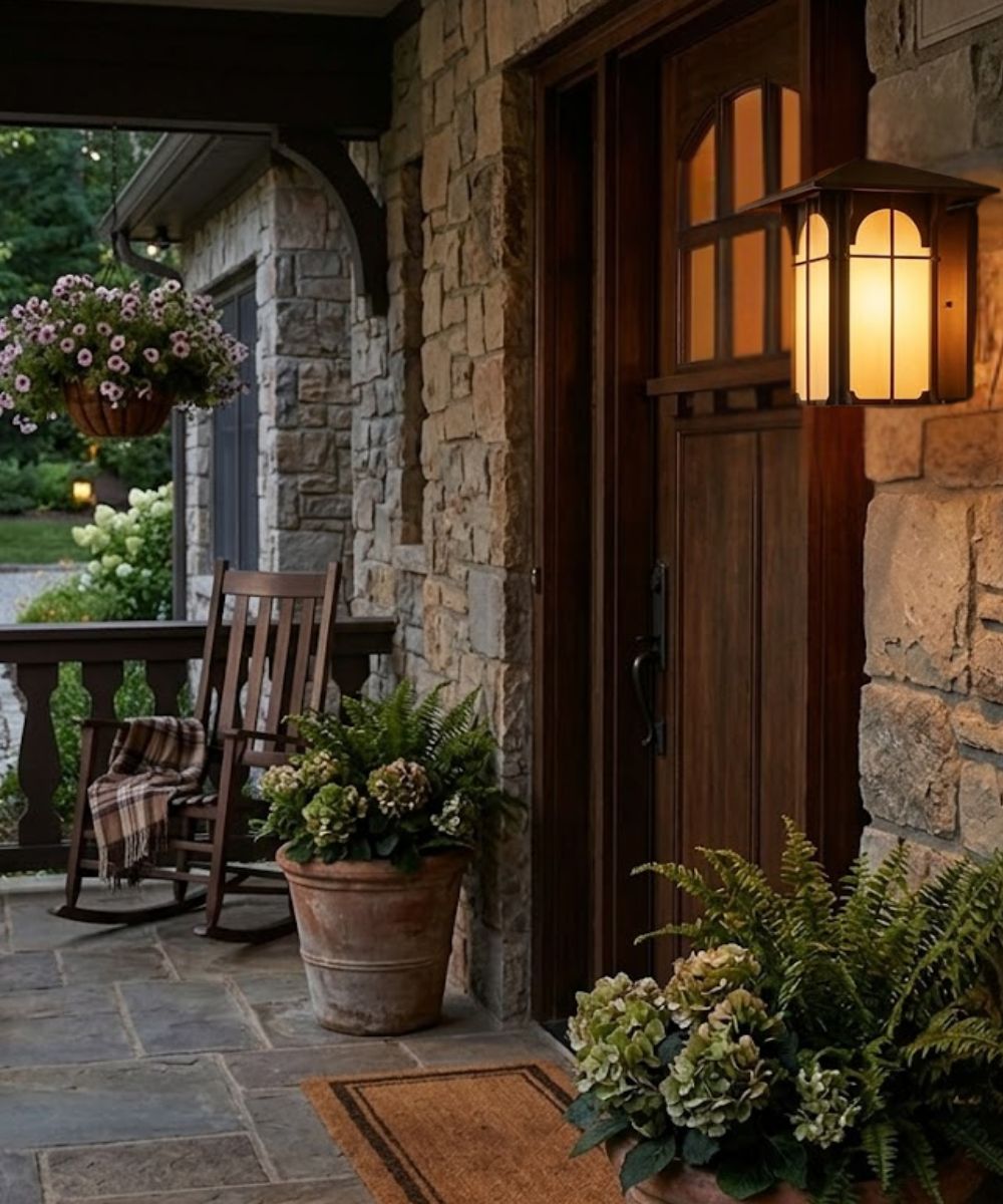 Aztec 14"H 1-Light Olde Brick Bronze Finish with Amber Honey Opal Glass Shade Outdoor Wall Lantern – LampsUSA, view 4