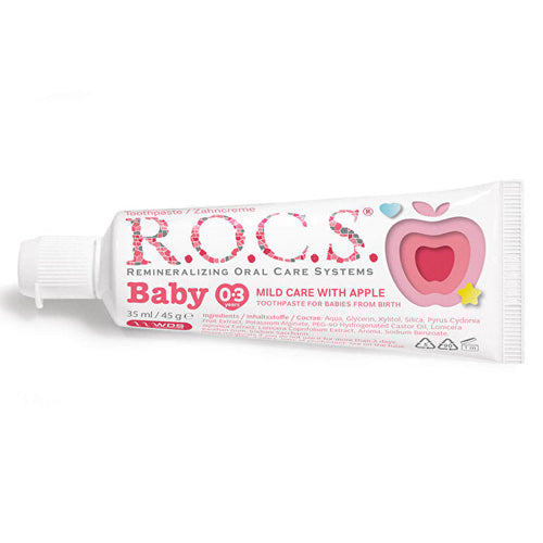 ROCS Baby 0-3 Years Toothpaste 35 ml / Apple Puree