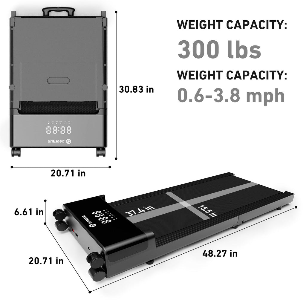 DeerRun Z20 Foldable Walking Pad Treadmill – Ultra Compact with LED Display – DeerRun®, view 23