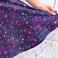 Princess Awesome & Boy Wonder Deep Field Galaxies Sleeveless Play Dress with Pockets — main product shot