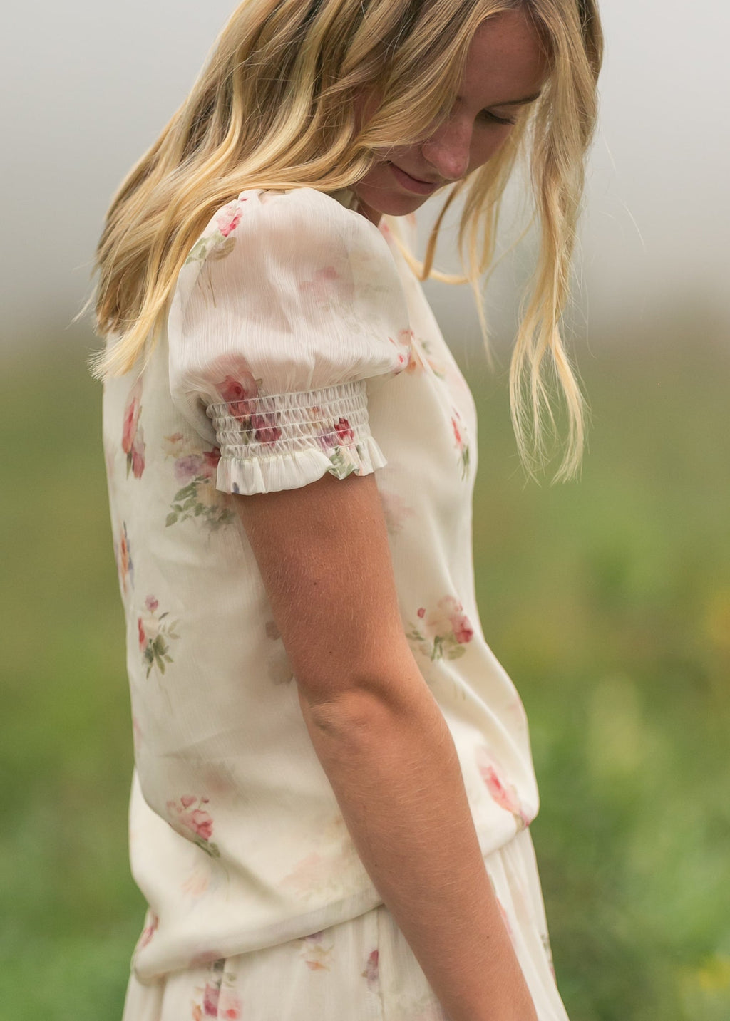 Inherit Co. Dempsey Puff Short Sleeve Top — size reference