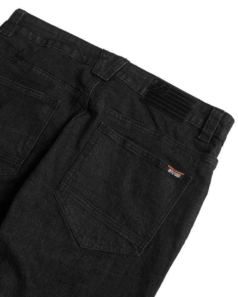 Off The Grid Surplus Hideout Denim Taper Fit Pants - Black — comparison shot