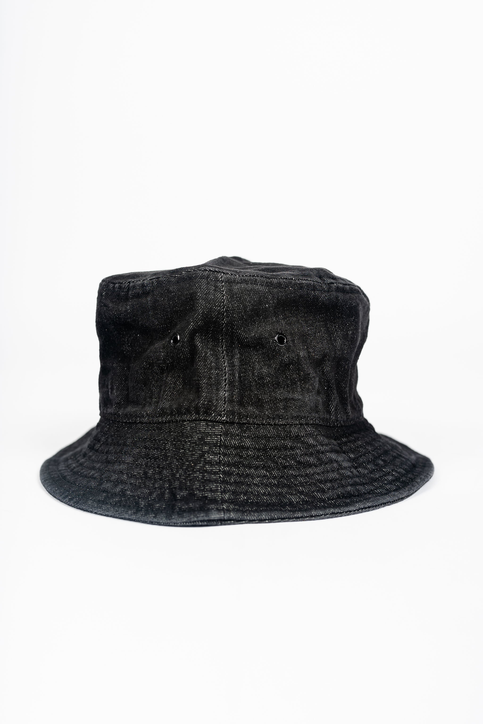Superline Denim Bucket Hat — construction detail