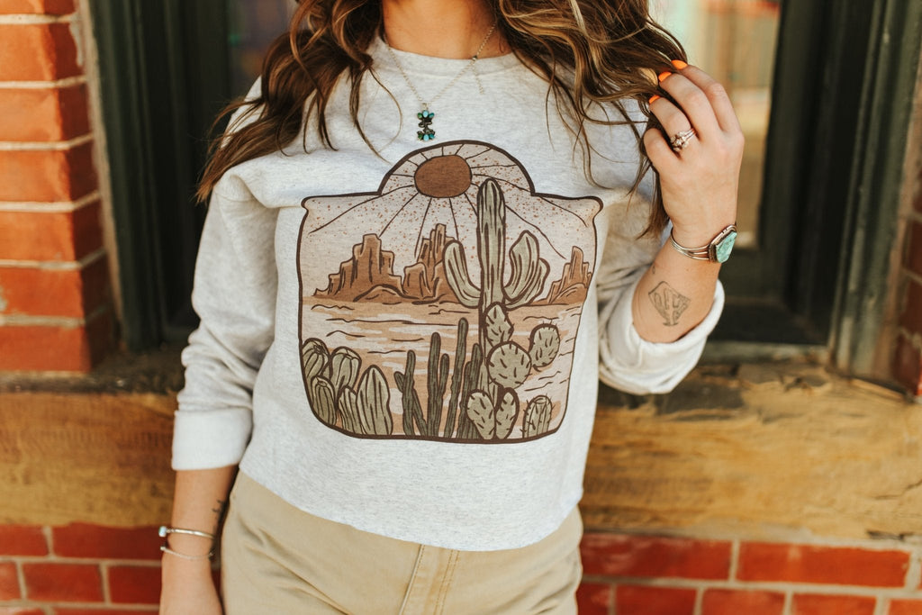 Wild Junkie Cattle Tag Raw Hem Graphic — detail close-up