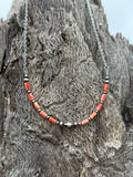 Wild Junkie Desert Sunset Heishi Beaded Necklace — main product shot