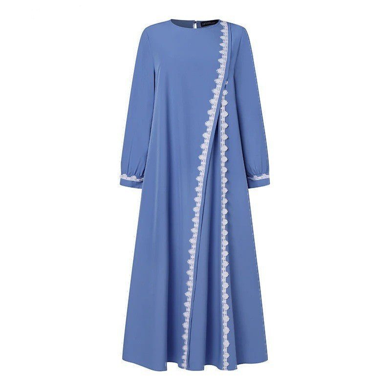 Mariam's Collection Designer Casual Abaya With Lace Detailing (MA146) — detail shot 7