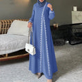 Mariam's Collection Designer Casual Abaya With Lace Detailing (MA146) — main product shot
